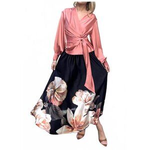 Karmamia Savannah Midi Skirt Floral Print Flowy NWT - Size O/S